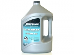 Quicksilver Motoröl SAE 25W-40 für Marine-Benzinmotoren (4-Takt-Außenborder & Innenborder), 4 Liter